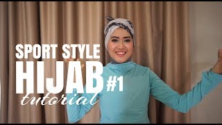 HIJAB TUTORIAL 1  SPORT STYLE [upl. by Lorrimor]