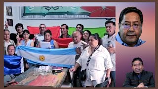 INTERVIENEN LA HUELGA DE HAMBRE EN LA INSTALACIÓN DE LA EMBAJADA ARGENTINA BOLIVIA Noticias 🇧🇴 [upl. by Micah]