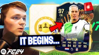 TOTS WARMUP SERIES BEGINS TODAY amp HUGE PACKS LEAKED Compensation AGAIN  FC 24 Ultimate Team [upl. by Kenney]