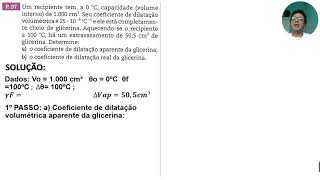 12 Dilatação Térmica dos Líquidos Exercício P37 [upl. by Amimej]