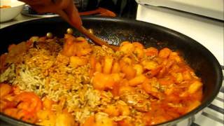 BACKPACKERS DEHYDRATED MEALS SHRIMP MOZAMBIQUE [upl. by Rigdon]