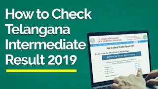 TS Inter Result 2019 How to check Telangana 1st and 2nd Year Result 2019 online [upl. by Amsirac611]