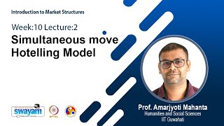 Lec 36 Simultaneous move Hotelling Model [upl. by Ennaehr]