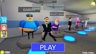 PLAYING As All NEW Barry MORPHS AND USING ALL POWERS  NEW BARRYS PRISON RUN OBBY [upl. by Mckale]