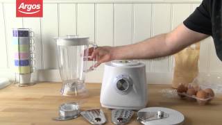 Cookworks SG500 White Food Processor Argos Review [upl. by Parthena659]