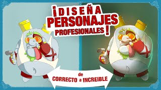 TRUCOS para DISEÑAR PERSONAJES alucinantes❗️❗️ 😉😍 [upl. by Franek]