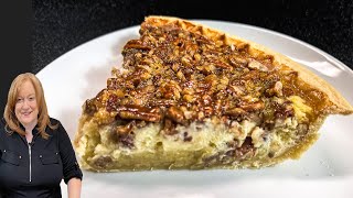 PECAN CHEESECAKE PIE  Bake with Me An Easy Thanksgiving Pie Delight Recipe [upl. by Reuben]