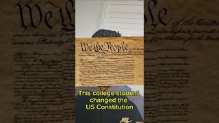 This college student changed the American Constitution [upl. by Milissent110]