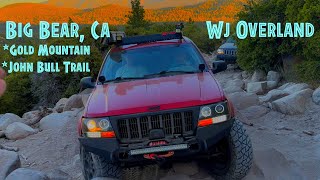 Big Bear OffRoading  Gold Mountain 3N69  John Bull Trail 3N10  Novsight  WJ Overland [upl. by Ledah]