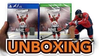 EA Sports NHL 16 PS4Xbox One Unboxing [upl. by Ayotas]