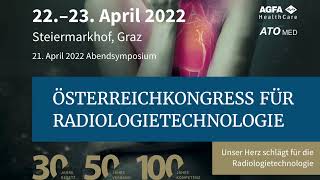 SAVE THE DATE Österreichkongress für Radiologietechnologie 2022 [upl. by Wilone325]