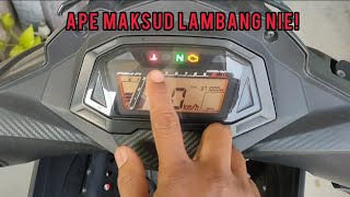 Honda RS 150 V2  Motor Keluar Alarm  WARNING  ⚠️  Milange 37000Km  Service ke 18 [upl. by Anoynek847]