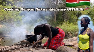 African Girl village life Kenya 🇰🇪  cooking along the river village [upl. by Nosyla129]