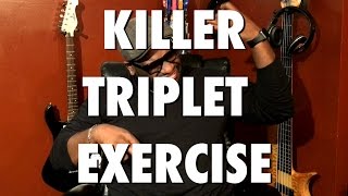 HOW TO PLAY BASS GUITAR  KILLER TRIPLET EXERCISE  Bass Tips  Daric Bennetts Bass Lessons [upl. by Trembly502]