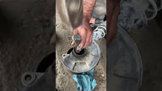 Car front wheel bearing broken and new bearing fittingNew shortYouTube shortViral video [upl. by Heshum]