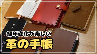 【革手帳の大好きなところを話すだけの動画】プロッター｜トラベラーズノート｜ヘルツ｜サニーライト手帳 [upl. by Aleicarg204]