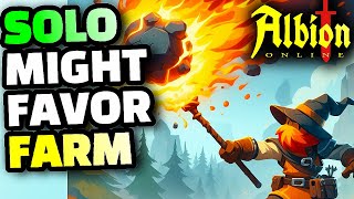 Albion Online How To Farm Might  Favor SOLO [upl. by Itak]