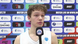 Interviews na Zorg en Zekerheid Leiden  Niners Chemnitz FIBA Europe Cup 10 jan 2024 [upl. by Naed]