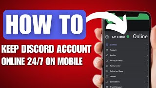 How to Keep Your Discord Account Online 247 Mobile [upl. by Ardnahcal463]