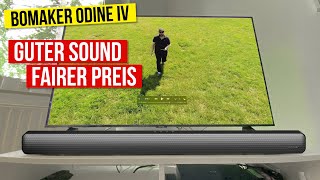 Soundbar unter 100 Euro im Test So gut ist die Bomaker Odine IV TV Soundbar 20 Mini Review [upl. by Bern302]