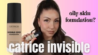 Test time  Catrice invisible cover foundation [upl. by Aronid]