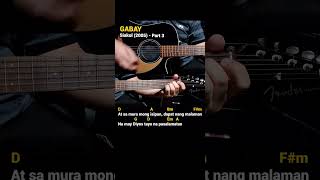 Gabay  Siakol 2005 Easy Guitar Chords Tutorial with Lyrics Part 3 SHORTS REELS [upl. by Zaragoza]