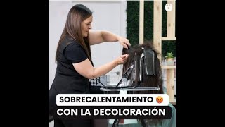 🌟 Claves para una Decoloración Segura Evitando el Sobrecalentamiento🌈 colorimetria decoloración [upl. by Nylleoj383]