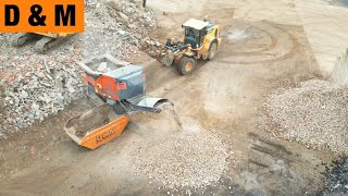 Concrete Crushing With Arjes 250 [upl. by Nomaj]