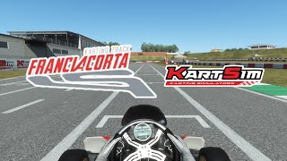 Franciacorta  IAME Senior X30  KartSim Pro EU Simulation Software [upl. by Bovill]