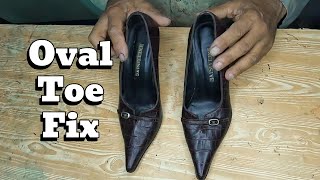 Convert Heels to Classic Front  Modern Oval Toe Makeover Tutorial [upl. by Mancino]