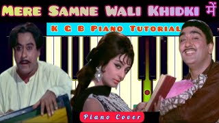 mere samne wali khidki mein Piano  Bollywood Songs Piano  KGBPianoTutorial [upl. by Lewison]