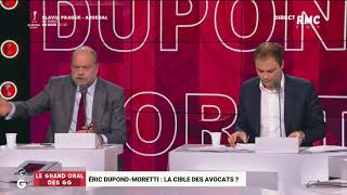 Echange entre Charles Consigny et Eric DupondMoretti aux Grandes Gueules sur RMC [upl. by Caraviello]