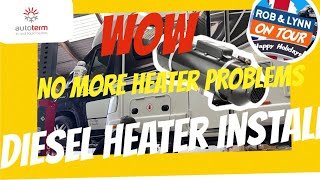 UPGRADE DIESEL HEATER INSTALL The Best Diesel Heater on The Market [upl. by Marylou]