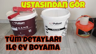 EV NASIL BOYANIR  DUVAR VE TAVAN NASIL BOYANIR  KENDİN YAP [upl. by Balthazar]