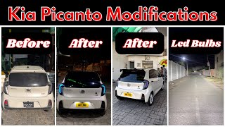 Kia Picanto Modifications  Car Modifications  Modified Cars in Pakistan  Amjad Autos [upl. by Nevlin]