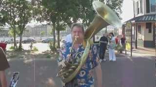 Steamboat Natchez calliope amp Bryan MacMartin on helicon tuba [upl. by Maghutte]