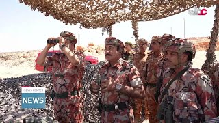 HM the Supreme Commander pays a Royal visit to a number of military units in Sarfait at Dhofar [upl. by Anerdna928]