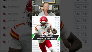 Xavier Worthy Player Props  NFL Week 5 Best Bets Saint vs Chiefs  Monday Night Football [upl. by Anrol781]