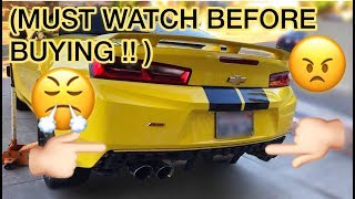 How To Install The Duraflex GMX Style Rear Diffuser 2017 Camaro SS Build [upl. by Sheryle]