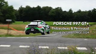 THIBAUDEAU amp PERRINAUD RALLYE DE SAINTONGE 2024 Porsche 997 GT onboard drone fpv [upl. by Havens40]