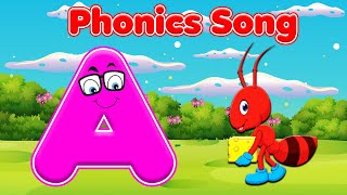 Phonics Song Learn Alphabets and Preschool Rhyme for Kids ABC phonics abc abcd song [upl. by Pals]