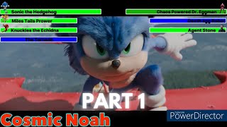 Sonic the Hedgehog 2 2022 Final Battle with healthbars 14 [upl. by Garrison]