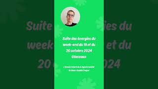 Gémeaux ♊️ Suite Horoscope Weekend du 19 et du 20 octobre 2024 Message Guidance [upl. by Elmer]