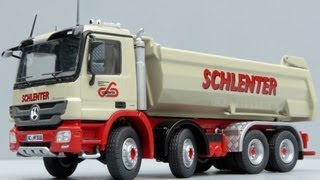 NZG MercedesBenz Actros Halfpipe Tipper Schlenter by Cranes Etc TV [upl. by Cedric992]