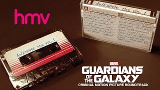 Guardians of the Galaxy Awesome Mix Vol1 Soundtrack Cassette Tape HMV RARE [upl. by Aserahs934]