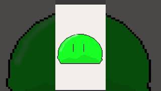 Green slime blob pixel animation slime [upl. by Burd]