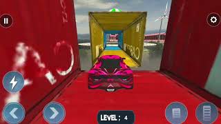 Car Games Mega Ramp Car Racing Stunt  Car Games Android Games Android Gameplay police sim 2022 [upl. by Assirak541]