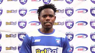 Debutant Ovella Ochieng speaks about his first AFC Leopards match and his targets [upl. by Sul806]