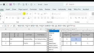 6How to using concatenate counta if function  Practice  MS Excel 2016 [upl. by Yhtomit146]