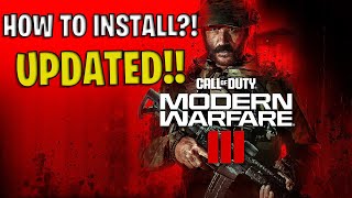 How To Install Modern Warfare III Campaign on PS5 UPDATED [upl. by Kcinimod]